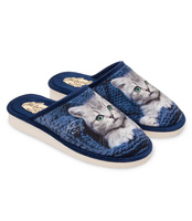 Kapcie damskie Natural Style NS-128 Granatowe