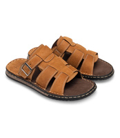 Klapki męskie American Club CY06-19 Brązowe