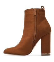 Wegańskie Botki damskie Sixth Sens C683 Brązowe