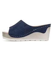 Klapki damskie Skotnicki KL-3-0618N Granatowe