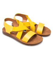 Sandałki damskie Super Mode 1458 Żółte