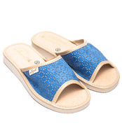 Kapcie damskie Natural Style NS-116 Niebieskie
