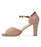 Sandałki damskie Laura Mode WXL001 Szampańskie