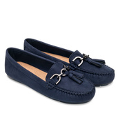 Mokasyny damskie Danic L7195 Granatowe