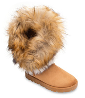 Śniegowce damskie Abloom BM-565 Brązowe