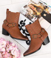 Wegańskie Kowbojki damskie Super Mode 1341 Brązowe