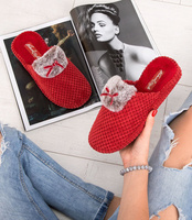 Kapcie damskie Natural Style NS-265 Czerwone