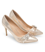 Czółenka damskie Danic K590 Złote