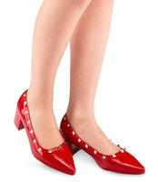 Czółenka damskie Sixth Sens X-70 Czerwone