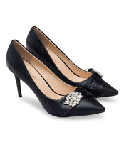 Czółenka damskie Danic K590 Czarne