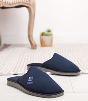 Kapcie męskie Natural Style NS-023 Granatowe