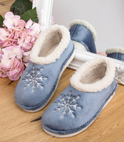 Kapcie damskie Natural Style NS-083 Jasnoniebieskie