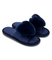 Kapcie damskie Lano K-3/G12 Granatowe