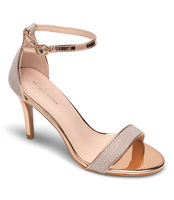 Sandałki damskie Style Shoes 6921 Szampańskie