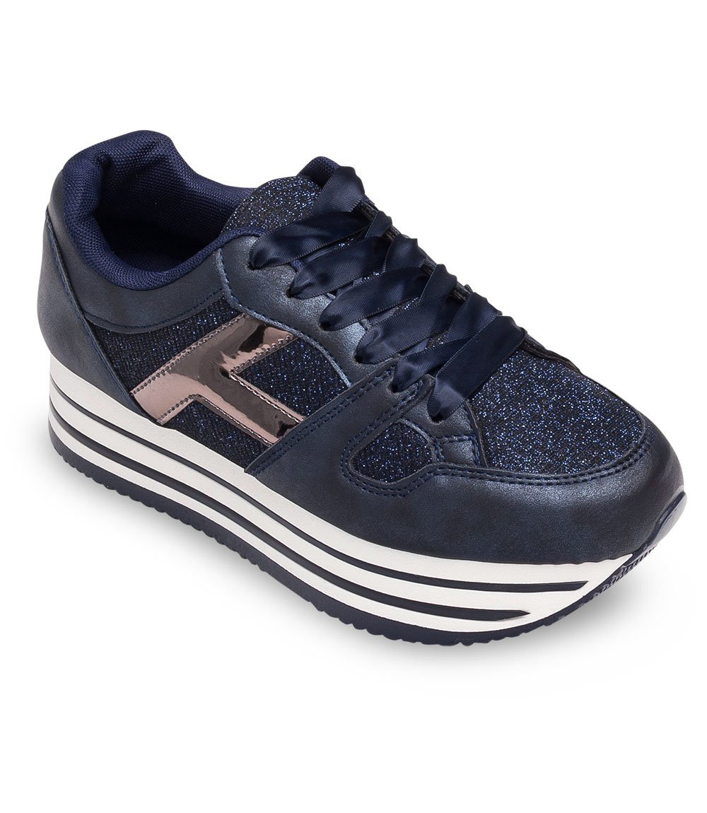Buty sportowe damskie N/M 1306 Granatowe