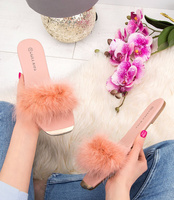 Klapki damskie Laura Mode F-17 Pudrowy Róż