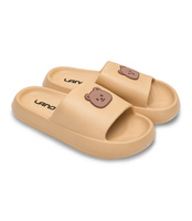 Klapki damskie basenowe Lano KL-3-0230-B Camelowe