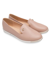 Balerinki damskie Miss Laura W-133 Beżowe