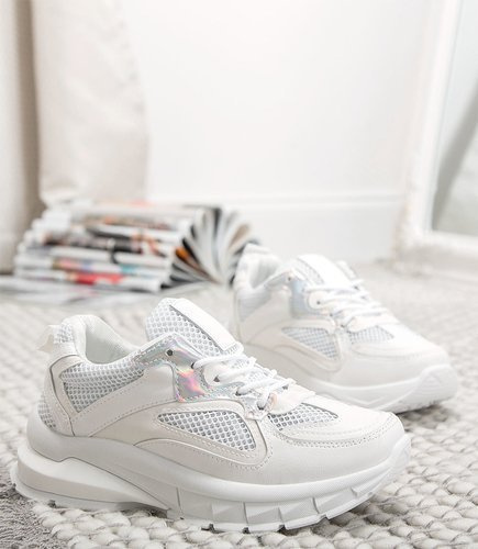 Buty sportowe damskie N/M BM-585 Białe