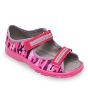 Sandałki dziecięce Befado 969X120 Różowe