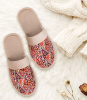 Kapcie damskie Natural Style NS-076 Beżowe