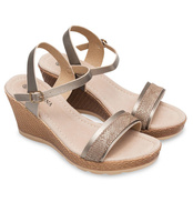 Sandały damskie Sabatina K15019 Ciemnosrebrne