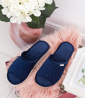 Kapcie damskie Natural Style NS-078 Granatowe