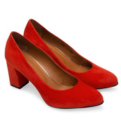 Czółenka damskie Laura Messi 1765 Czerwone