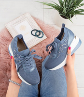Buty sportowe damskie N/M HQ258 Niebieskie