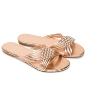 Klapki damskie Abloom SY827 Szampańskie