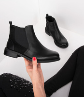 Botki damskie Laura Mode YBS-01 Czarne