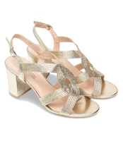 Sandałki damskie Laura Mode QL-118 Złote