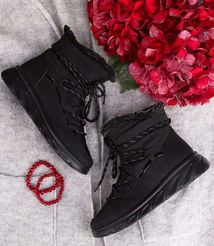 Śniegowce damskie Jankowski JK/B-3-401 Czarne