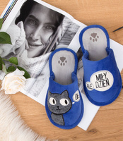 Kapcie damskie Natural Style NS-267 Niebieskie