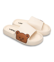 Klapki damskie basenowe Lano KL-3-0229-A Beżowe