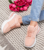 Buty sportowe damskie N/M BM-586 Różowe
