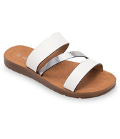 Klapki damskie Super Mode 6127 Białe