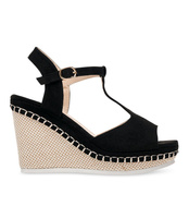 Sandałki damskie Ideal Shoes U-6290 Czarne