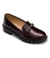 Mokasyny damskie Skotnicki P-3/Y06 Bordowe