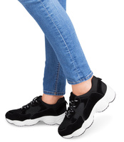 Buty sportowe damskie N/M 2018-A02 Czarne