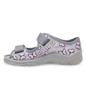 Sandałki dziecięce Befado 969X135 Szare