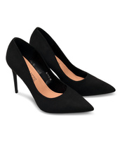 Czółenka damskie Laura Mode QL-113 Czarne