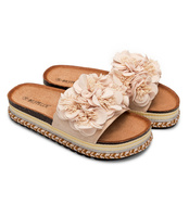 Klapki damskie Bestelle LS065 Beżowe