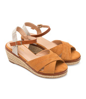 Sandałki damskie Sixth Sens FG11 Brązowe