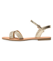 Sandałki damskie Abloom WL282 Złote