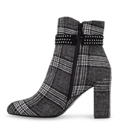 Botki damskie Abloom 58-580 Szare