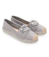 Espadryle damskie Bestelle Y931-9 Szare