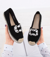 Espadryle damskie Bestelle Y931-9 Czarne
