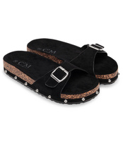 Klapki damskie C'M Paris 218 Czarne