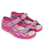 Sandałki dziecięce Befado 969Y112 Różowe